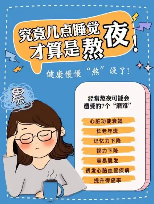 熬夜居然对身体如此之危害757575赶紧收藏