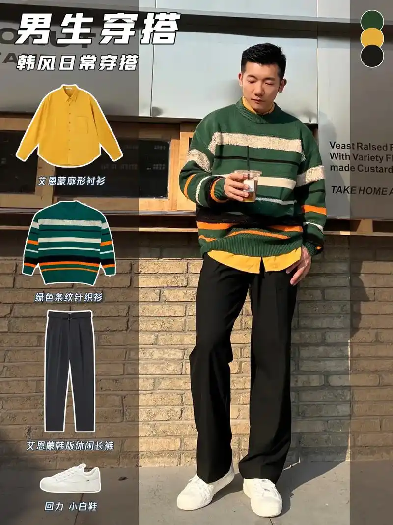 教你简单上手韩风穿搭|男生日常穿搭.#抖音图文来了    阳 - 抖音