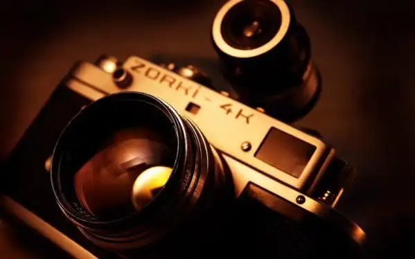 记载时光的相机lomo唯美图片