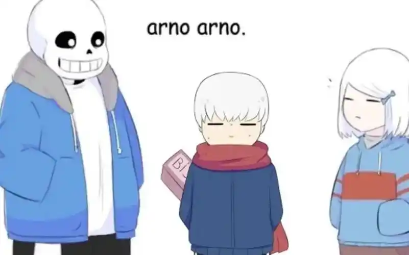 传说之下漫配可爱的衫福一家