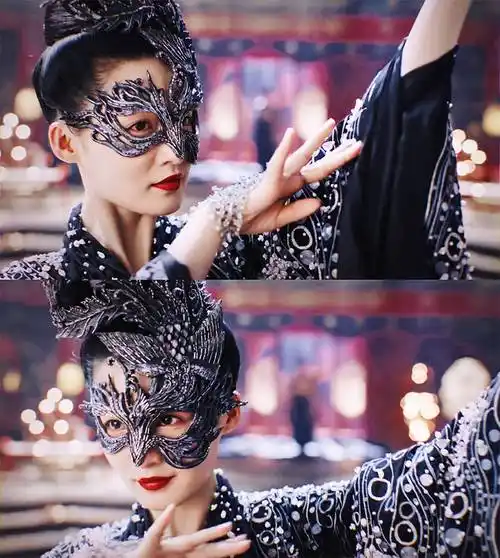 原创9位古装剧女星面具造型李沁时尚迪丽热巴却被嫌丑