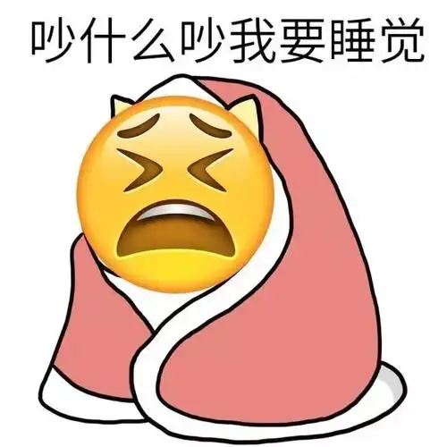 吵什么吵我要睡觉