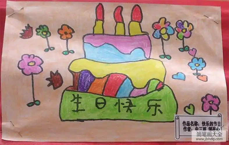 简笔画大全 儿童画 蜡笔画 相关搜索: 生日快乐生日快乐儿童画儿童