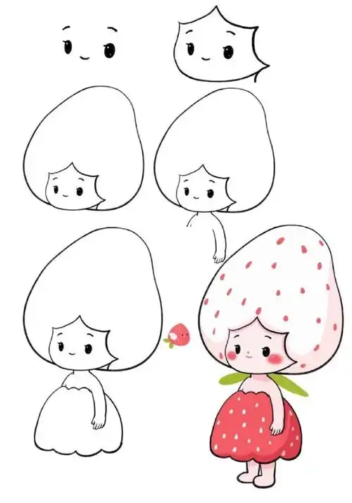 动漫 简笔画 卡通 漫画 手绘 头像 线稿 690_986 竖版 竖屏