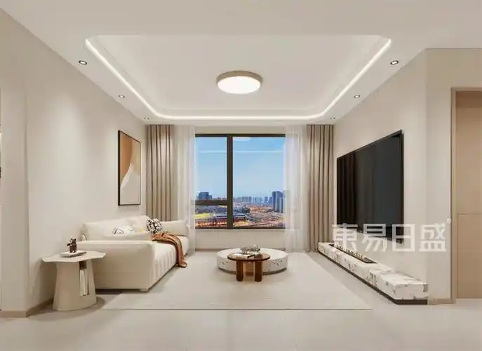 中海临安府127㎡现代简约风格装修效果图