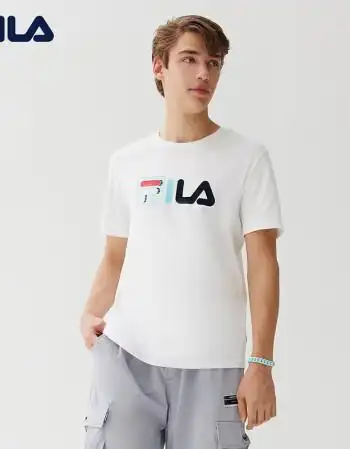 fila斐乐男装white line官方男士短袖t恤2021年夏季休闲运动上衣 标准