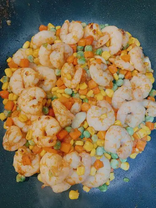 什锦炒虾仁好吃不胖减脂必备60