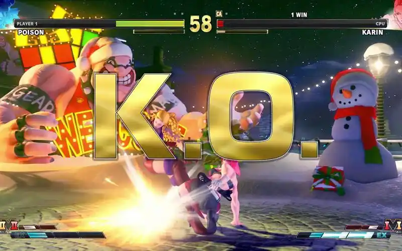 【街霸5mod】毒药 vs 卡琳