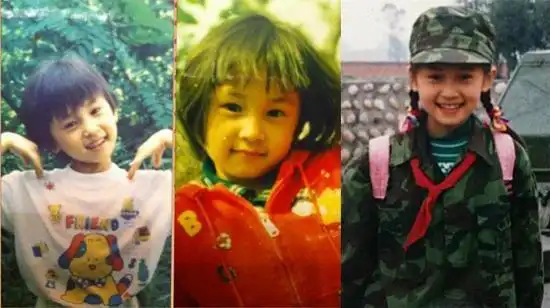 童年时候的王子文