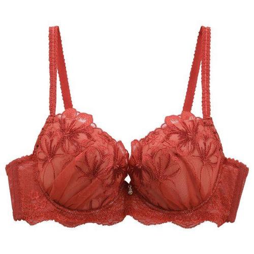 narue女士内衣性感花朵蕾丝刺绣可爱时尚高级轻盈文胸