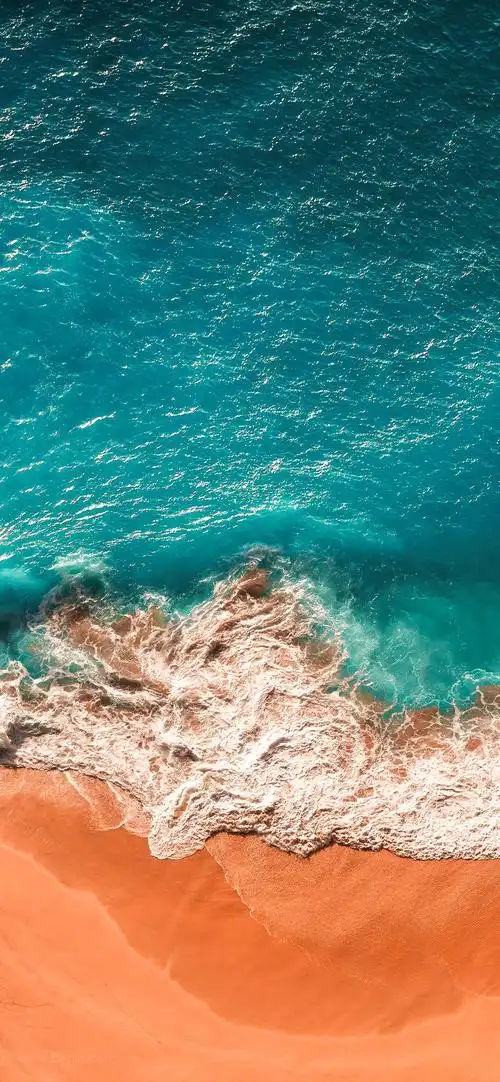 俯瞰视角全面屏手机高清壁纸