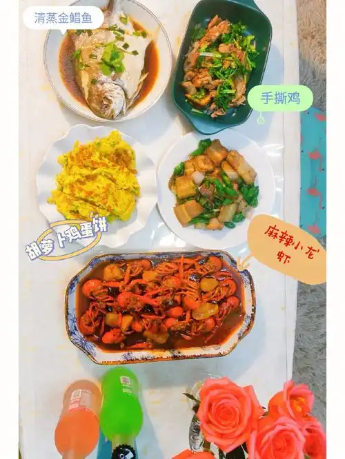 晚餐分享在家做的生日餐