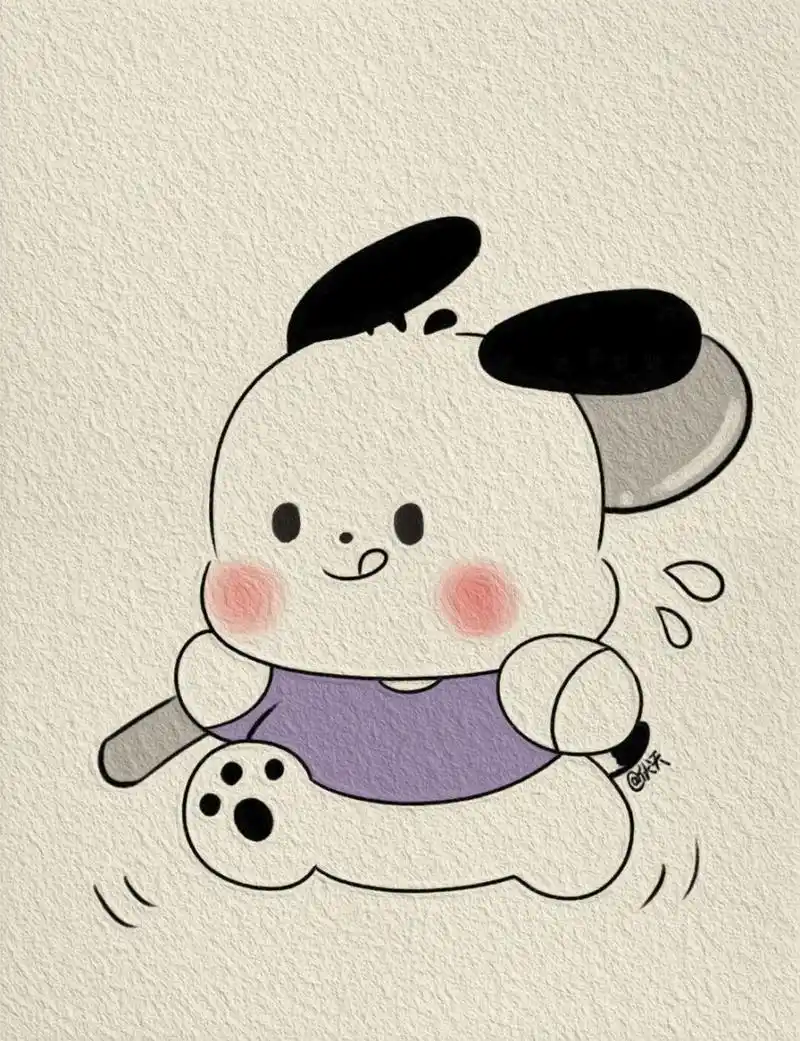 可爱简笔画# #画个简笔画# #布丁狗# #寻找小红书绘画大神# #画画档