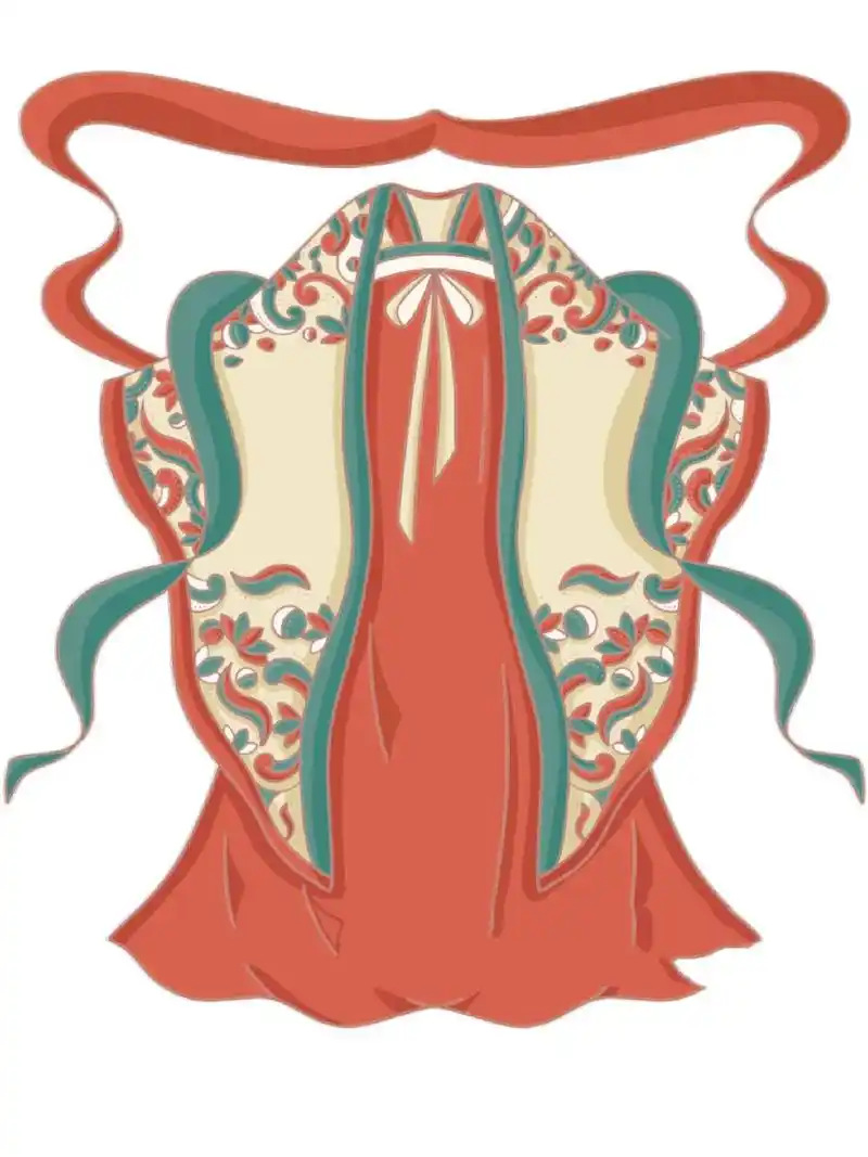 绘画素材 | 少儿美术卡通版·汉服主题素材 🌸🌸汉服是中国传统