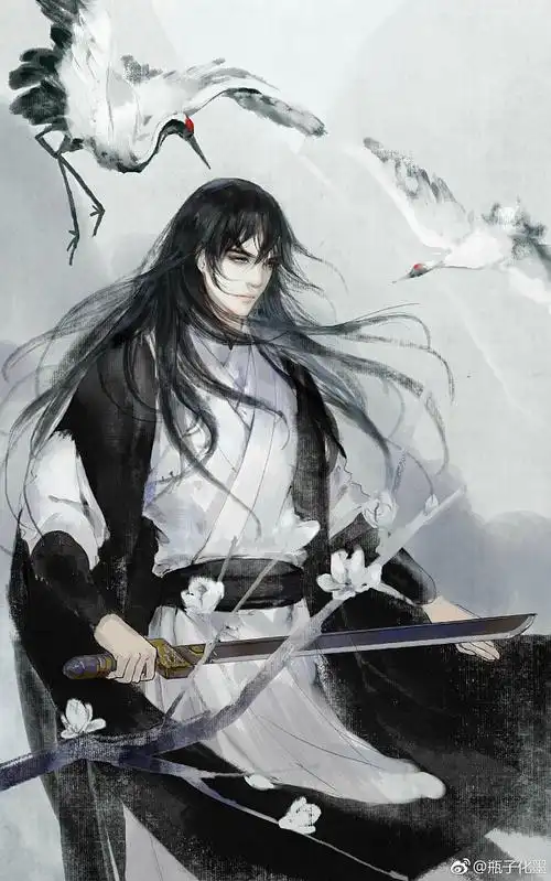 15:02:05盗墓笔记同人·张起灵  图/瓶子化墨r人物-古风-男鱼尾迟迟该