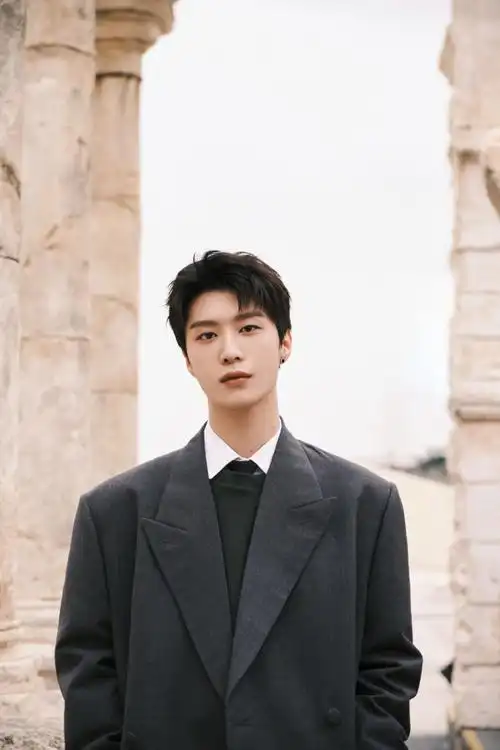 腾讯视频星光大赏##腾讯视频星光大赏出发照##范丞丞碎钻耳钉