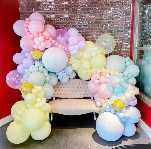 生日宴气球布置气球派对生日角落布置