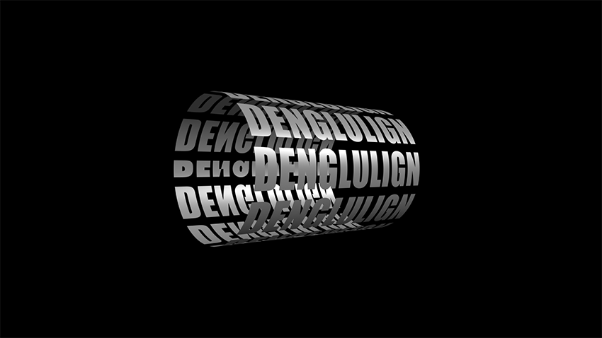 无限循环滚动式排版文字动效