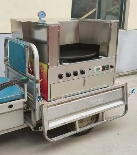 全自动旋转烤烧饼机器五香烧饼炉