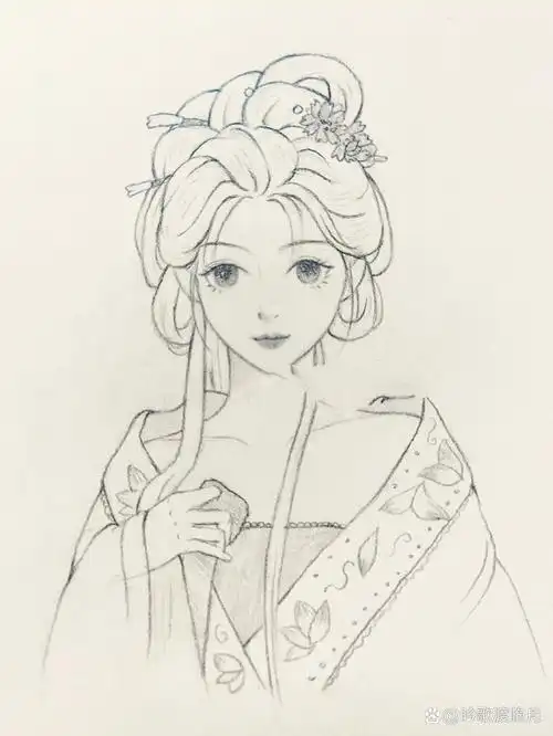 古风人物线稿 | 含详细步骤说明~练起来