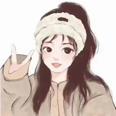 手绘森系文艺范儿十足的女生头像