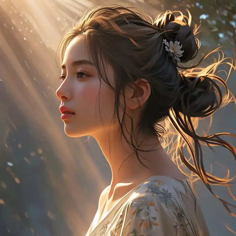 📸 绝美真人女生侧脸头像 💕