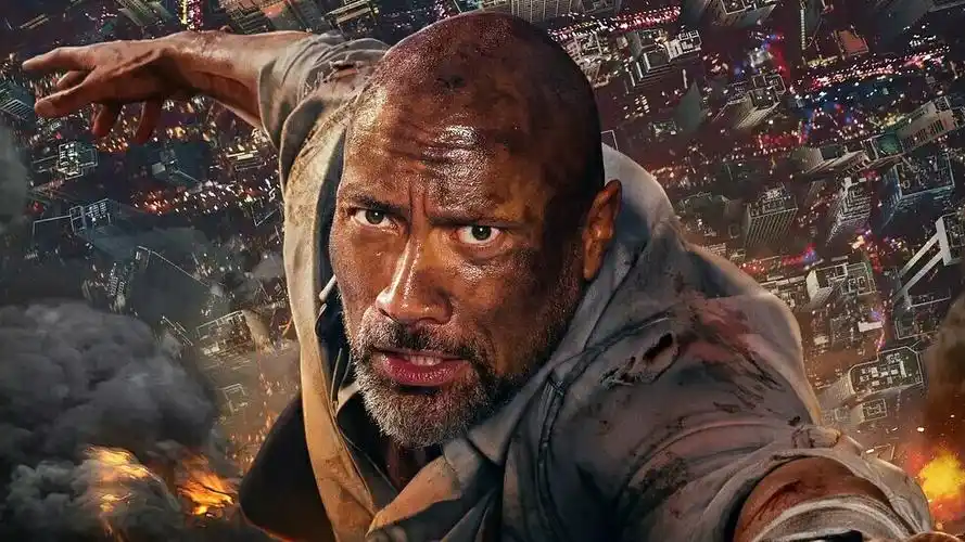 巨石强森新作摩天营救375g超高码率1080p第二支官方预告片强森太帅啦