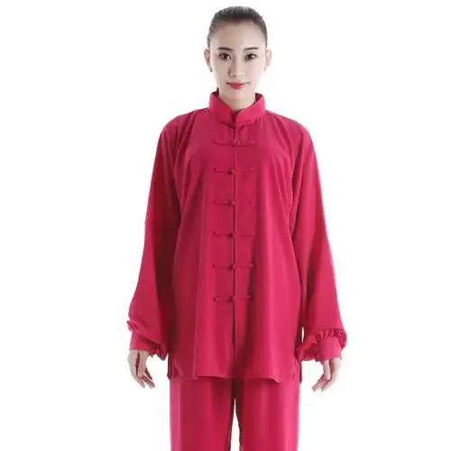 宏极太极服女春夏季比赛练功服太极拳演出服春中老年武术服中国风白色