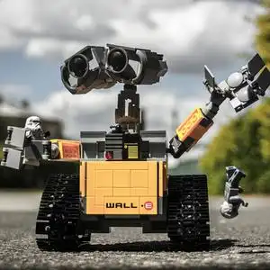 乐高拼装积木电动编程遥控瓦力机器人模型儿童组装益智玩具孩子