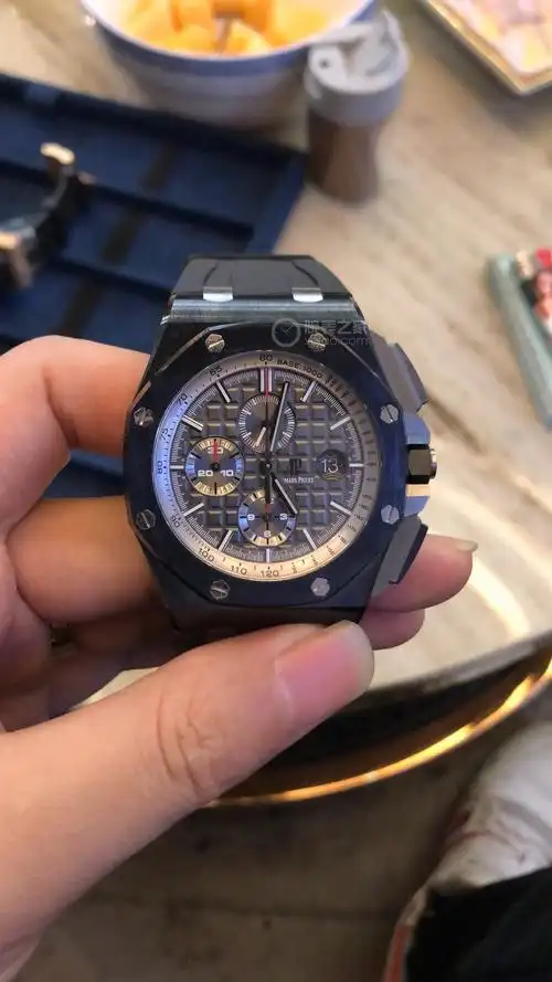 名表论坛 爱彼手表论坛 圆梦ap26405陶瓷灰面 试带后果断谈价刷卡拿下