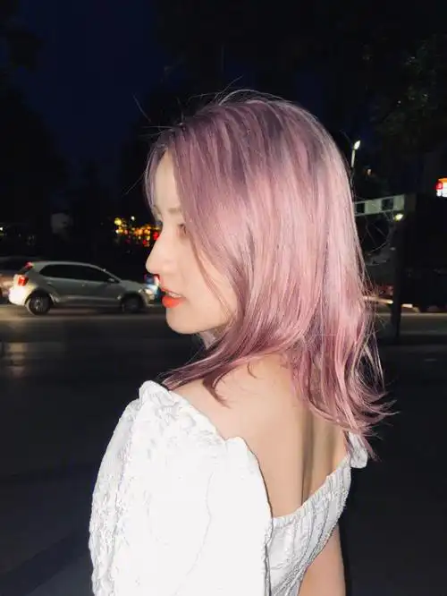 今日分享甜美偏紫系发色
