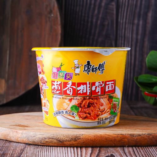 康师傅红葱头葱香排骨方便面冲泡方便面