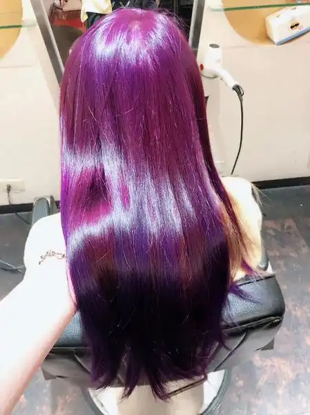 试用-sofei 舒妃型色家植萃添加护发染发霜-628雾感星空紫