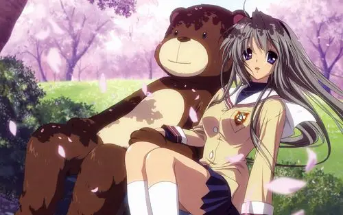 clannad,坂上智代,日本动漫,acg,动漫少女,樱花树,少女系clannad壁纸
