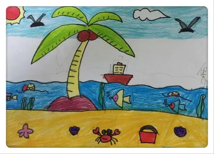 小二班 写美篇简笔画一班 简笔画二班 第一:学习画一些风景画,让孩子