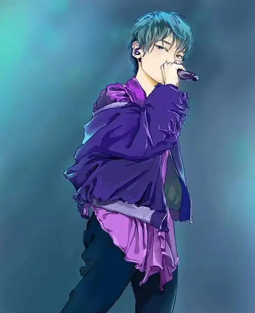 偶像练习生黄明昊justin漫画卡通人物