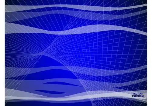 矢量 蓝线                       抽象矢量背景与蓝线和渐变.