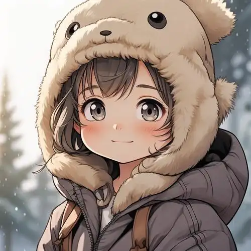 戴帽子萌娃头像