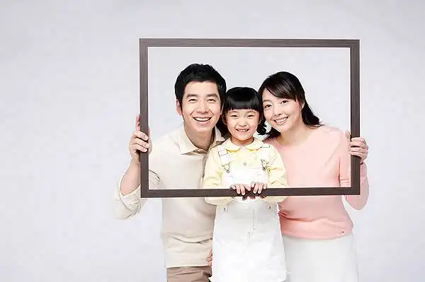 韩国温馨幸福家庭组合人像摄影--一家人
