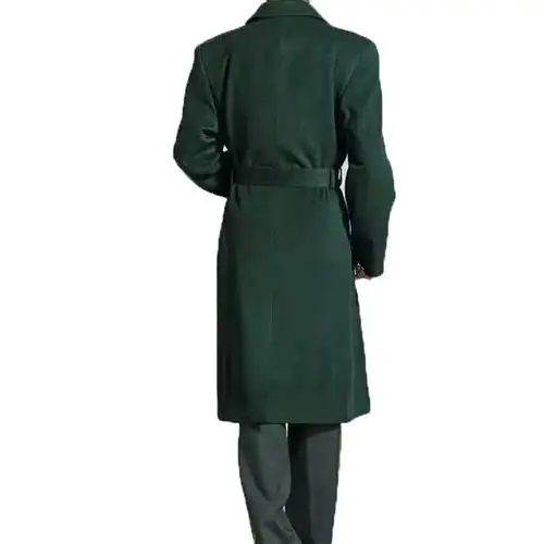 羊绒包邮正品男女士校尉松枝呢子大衣常服风衣毛呢大衣