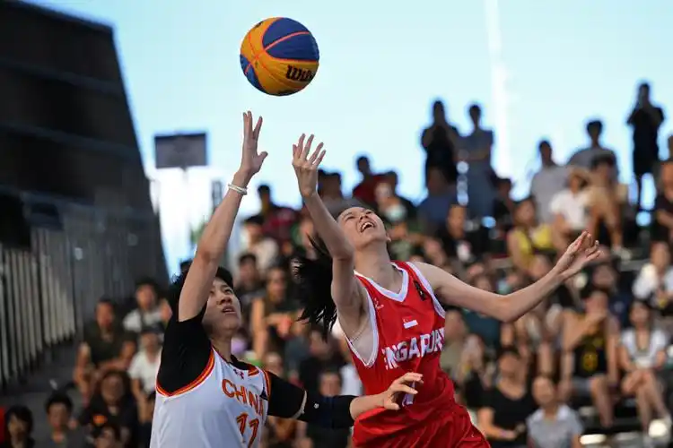 篮球三人篮球亚洲杯小组赛中国队胜新加坡队