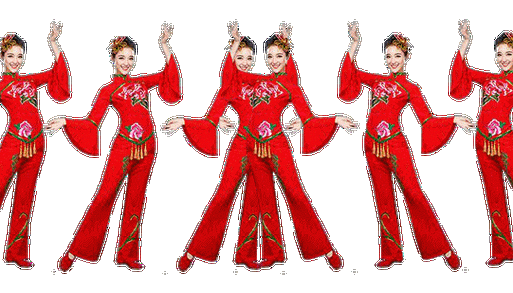 秋思梦境原创透明gif格式舞蹈人物素材