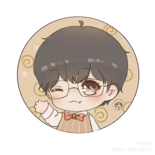 景向_q版头像周边设计cv圈原创设计原创头像景向谁依景向谁依原创绘画