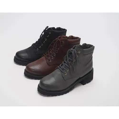 韩国直邮ceresceresroy女士蕾丝基本加高军靴时装靴