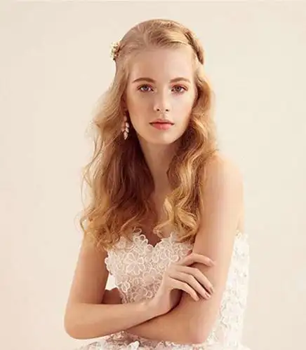 方脸新娘适合什么发型方脸新娘的图片大全