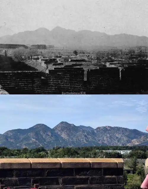 万里长城山海关新老照片得对比,带您们感受它的沧桑巨变!