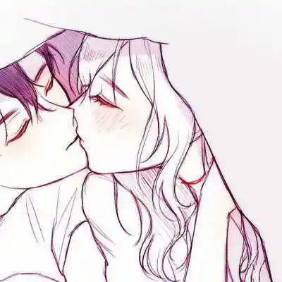 漂亮亲吻或拥抱的动漫情头头像,情侣头像图片-回车桌面