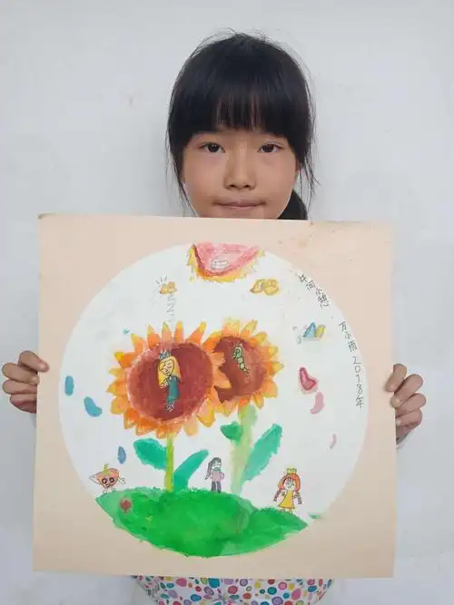 三年级水彩画花卉作品集2