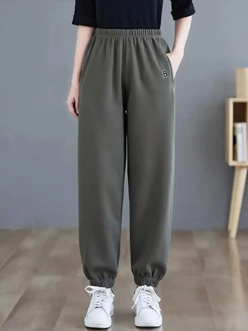 中老年女装春秋冬妈妈裤子加厚大码休闲裤子.40 或将近40的 - 抖音