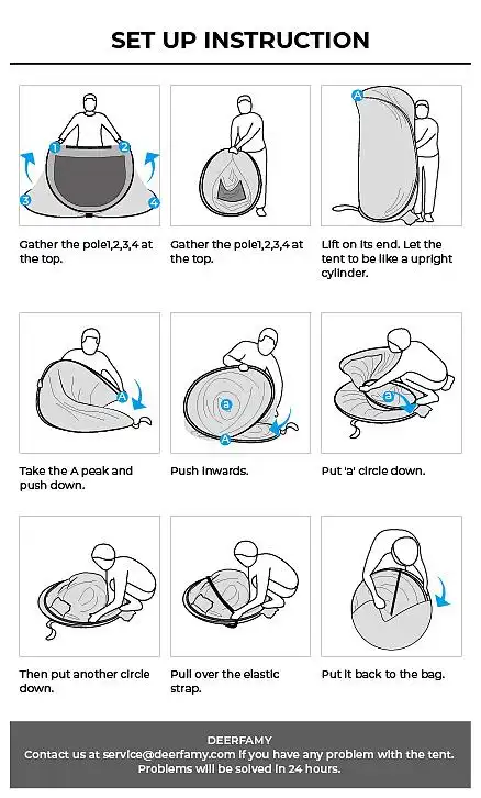 那些年画过的帐篷说明书